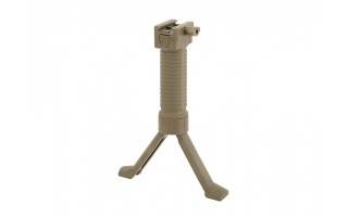 VERTICAL GRIP WITH TELESCOPE BIPOD - COYOTE [ACM]-2