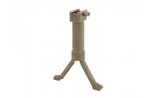 VERTICAL GRIP WITH TELESCOPE BIPOD - COYOTE [ACM]-2